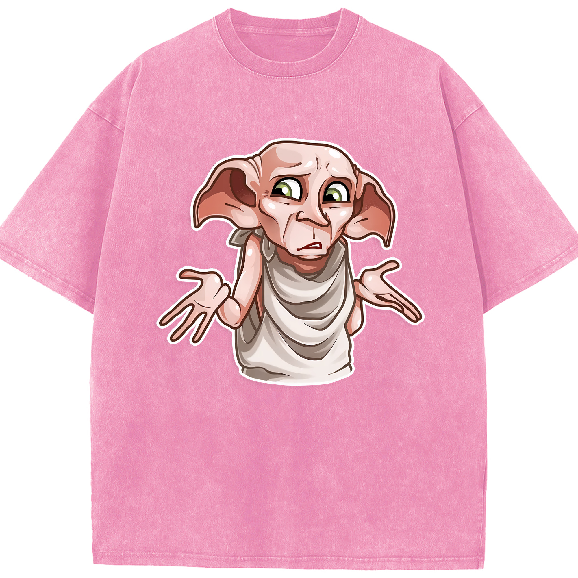 （画像用） Harry Potter ハリー・ポッターシリーズ 綿100% ヴィンテージ風 半袖Tシャツ（フロントプリント）